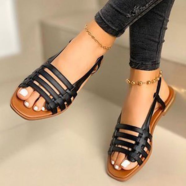 woman sandals 2020 summer shoes back strap flat sandal narrow band women beach shoes ladies white black sandalias mujer 8285c
woman sandals 2020 summer shoes back strap flat sandal narrow band women beach shoes ladies white black sandalias mujer 8285c