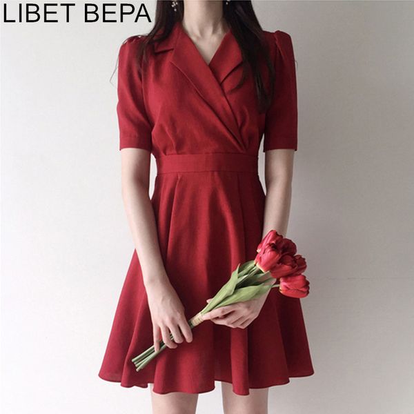 casual dresses 2021 women's summer high waist solid puff sleeve vintage fashionable lace up elegant pink mini dress dr1932, Black;gray
casual dresses 2021 women's summer high waist solid puff sleeve vintage fashionable lace up elegant pink mini dress dr1932, Black;gray