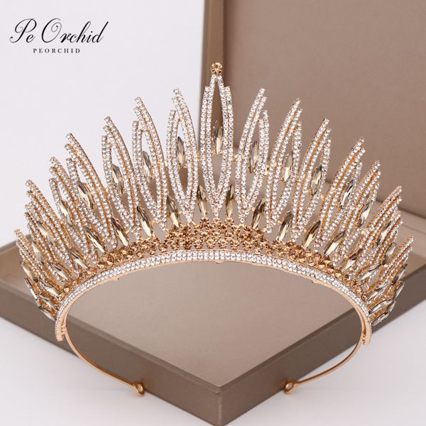 peorchid bling crystal crown princess bride tiara gold headband chouchou cheveux femme rhinestone hair wedding accessories, Golden;silver
peorchid bling crystal crown princess bride tiara gold headband chouchou cheveux femme rhinestone hair wedding accessories, Golden;silver