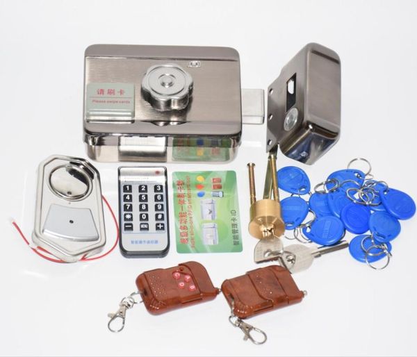 2 remote controls electric lock kit dc12v integrated electronic gate door locks reading &rotating open
2 remote controls electric lock kit dc12v integrated electronic gate door locks reading &rotating open
