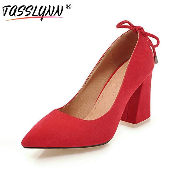 tasslynn 2020 women pumps butterfly-knot sweet style shoes elegant casual square high heel women shoes pointed toe size 34-43, Black
tasslynn 2020 women pumps butterfly-knot sweet style shoes elegant casual square high heel women shoes pointed toe size 34-43, Black