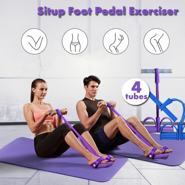 resistance bands 4 tube indoor fitness exercise equipment elastic sit up pull rope gym workout sport
resistance bands 4 tube indoor fitness exercise equipment elastic sit up pull rope gym workout sport