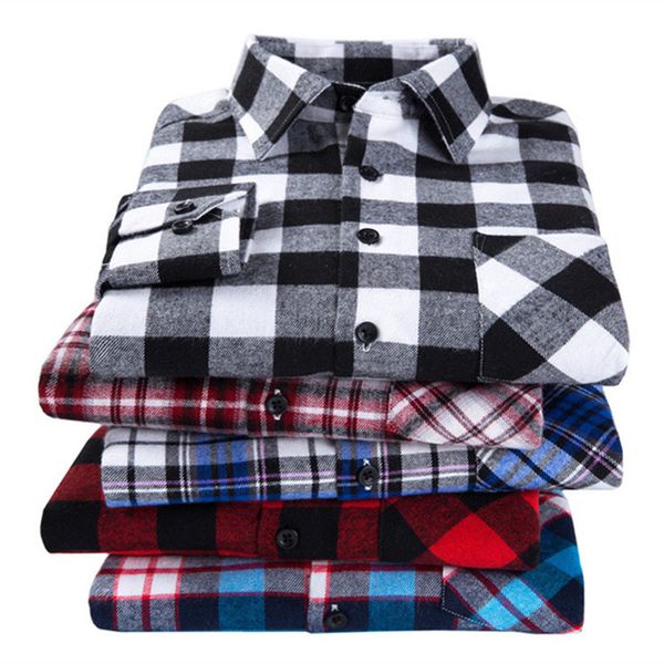 2020 new men's plaid flannel shirt plus size 5xl 6xl soft comfortable spring male slim fit business casual long-sleeved shirts, White;black
2020 new men's plaid flannel shirt plus size 5xl 6xl soft comfortable spring male slim fit business casual long-sleeved shirts, White;black