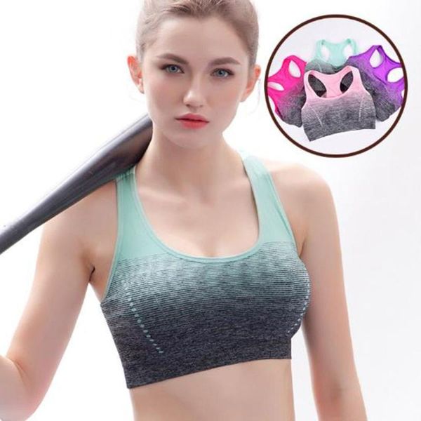 2020 sports bra high stretch breathable fitness women padded for running yoga gym seamless crop bra gradient sport hot, White;black
2020 sports bra high stretch breathable fitness women padded for running yoga gym seamless crop bra gradient sport hot, White;black