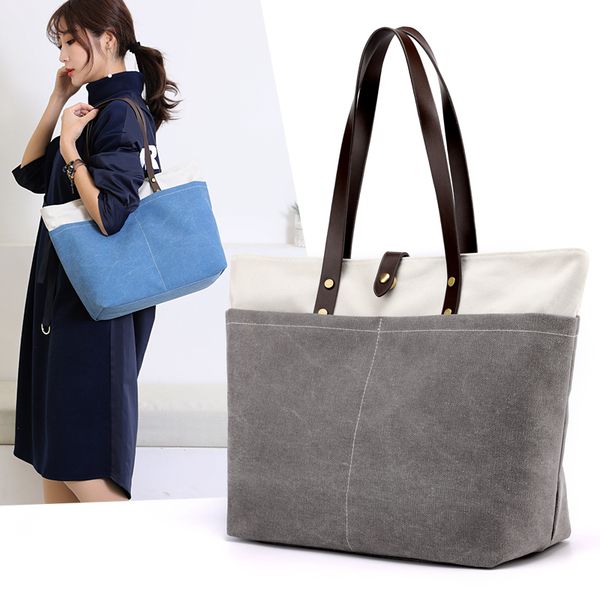 2020 fashion brand designer new canvas bag women's shoulder bag women's simple handbag vintage tote crossbody
2020 fashion brand designer new canvas bag women's shoulder bag women's simple handbag vintage tote crossbody