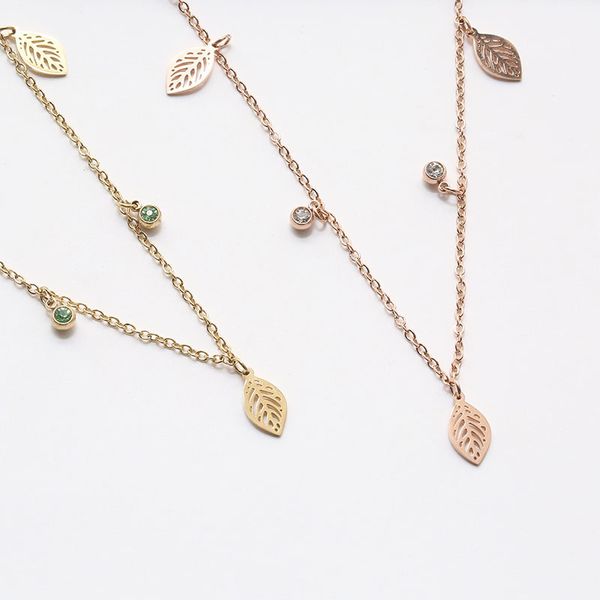 titanium steel necklace hollow leaves willow necklace womens short ball bead chain cool all-match stainless steel necklaces, Silver
titanium steel necklace hollow leaves willow necklace womens short ball bead chain cool all-match stainless steel necklaces, Silver
