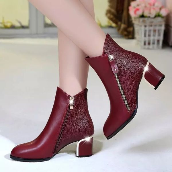 classics fashion novelty women autumn ankle boots pointed toe high vintage short boots casual solid winter shoes plus size, Black
classics fashion novelty women autumn ankle boots pointed toe high vintage short boots casual solid winter shoes plus size, Black