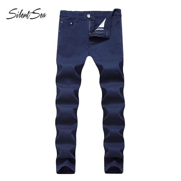 silentsea fashion solid denim jeans joggers elastic waistband drawstring men washed simple business male pants sale, Blue
silentsea fashion solid denim jeans joggers elastic waistband drawstring men washed simple business male pants sale, Blue
