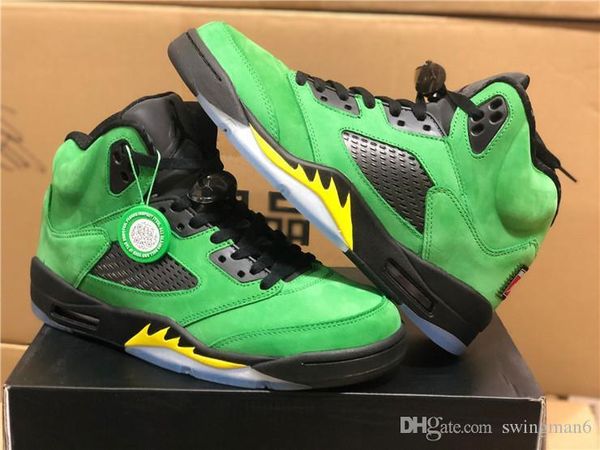 new air authentic 5 se oregon ducks basketball shoes retro apple green yellow strike black jumpman reflective 5s men sports sneakers
new air authentic 5 se oregon ducks basketball shoes retro apple green yellow strike black jumpman reflective 5s men sports sneakers