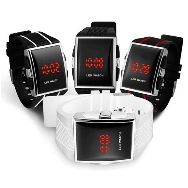 men watch 2020 digital sport watches silicone watchband square dial electronic led clock reloj hombre, Slivery;brown
men watch 2020 digital sport watches silicone watchband square dial electronic led clock reloj hombre, Slivery;brown