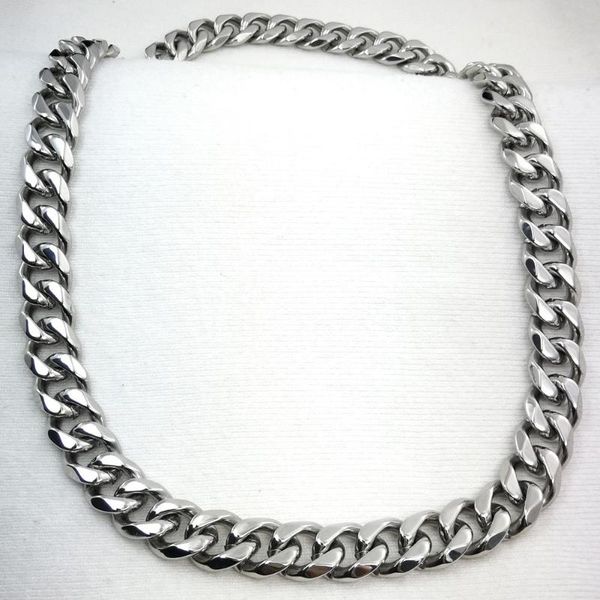long sizes 23.62-35.43inch no buckle one-piece cool silvertone stainless steel men's boy's girl's hip hop necklace n335bas, Silver
long sizes 23.62-35.43inch no buckle one-piece cool silvertone stainless steel men's boy's girl's hip hop necklace n335bas, Silver