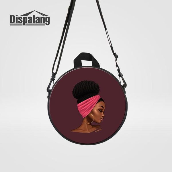 dispalang mini round bagpack african girl printed messenger bag for school women crossbody handbag kids multufuncional schoolbag
dispalang mini round bagpack african girl printed messenger bag for school women crossbody handbag kids multufuncional schoolbag