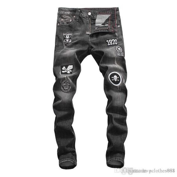 2020 mens designer jeans new fashion designer skinny mens ripped biker casual pants hip hop black jeans denim long pants, Blue
2020 mens designer jeans new fashion designer skinny mens ripped biker casual pants hip hop black jeans denim long pants, Blue