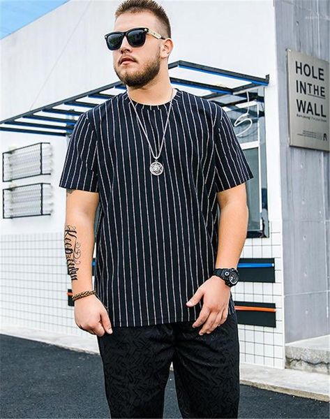 designer tshirts fashion plus size summer short sleeve mens tees casual males clothing stripe print mens, White;black
designer tshirts fashion plus size summer short sleeve mens tees casual males clothing stripe print mens, White;black
