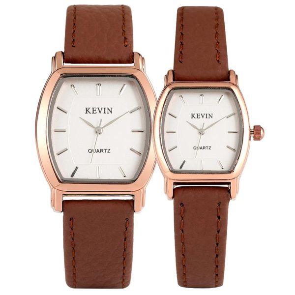 brown leather couple watches quartz movement stylish kevin brand men women watch lover's timepiece gifts new arrival 2020, Slivery;brown
brown leather couple watches quartz movement stylish kevin brand men women watch lover's timepiece gifts new arrival 2020, Slivery;brown