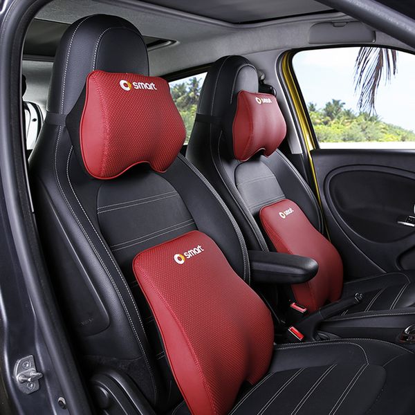 car interior trim memory foam headrest waist pad protection neck pillow for smart 450 451 453 fortwo forfour styling
car interior trim memory foam headrest waist pad protection neck pillow for smart 450 451 453 fortwo forfour styling