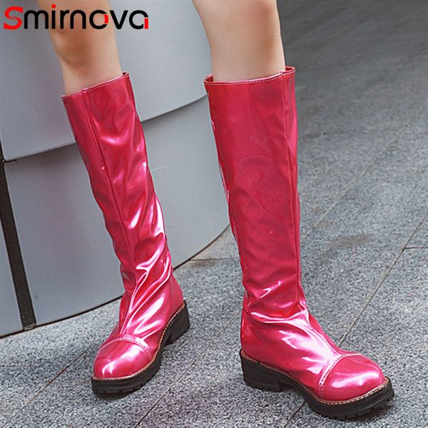 smirnova women knee high boots new arrive 2020 winter fashion round toe shoes slip on boots simple women, Black
smirnova women knee high boots new arrive 2020 winter fashion round toe shoes slip on boots simple women, Black