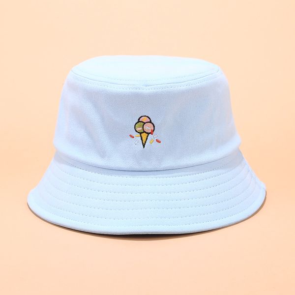 bucket hats cute fun ice cream embroidery fisherman hat outdoor leisure sunshade cap bucket hat good quality, Blue;gray
bucket hats cute fun ice cream embroidery fisherman hat outdoor leisure sunshade cap bucket hat good quality, Blue;gray