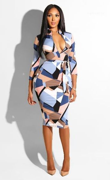 casual long sleeve zipper neck dresses womens clothing womens designer geometric print dresses fashion ol pencil dresses, Black;gray
casual long sleeve zipper neck dresses womens clothing womens designer geometric print dresses fashion ol pencil dresses, Black;gray