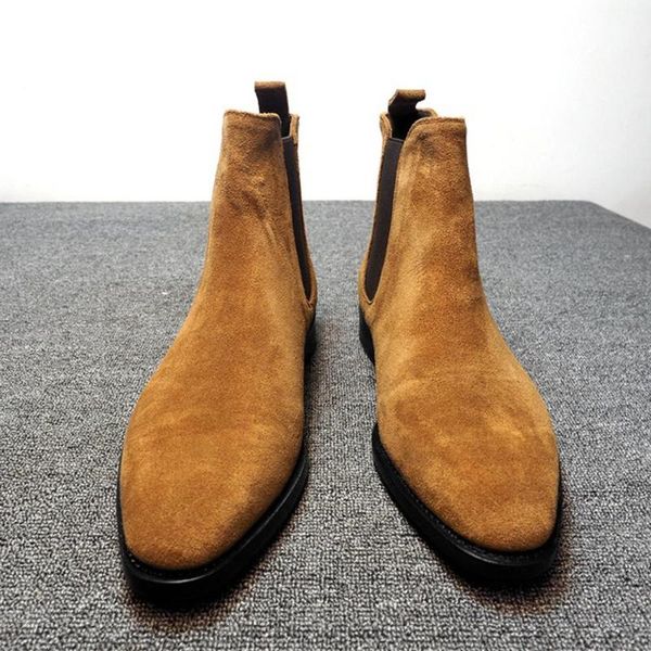 boots fashion men's leisure comfortable retro pointed high-set foot suede matte tooling daily collocation, Black
boots fashion men's leisure comfortable retro pointed high-set foot suede matte tooling daily collocation, Black