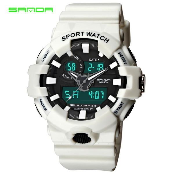 wristwatches sanda brand luxury watch men led digital waterproof wristwatch fashion g casual sport watches relojes hombre, Slivery;brown
wristwatches sanda brand luxury watch men led digital waterproof wristwatch fashion g casual sport watches relojes hombre, Slivery;brown