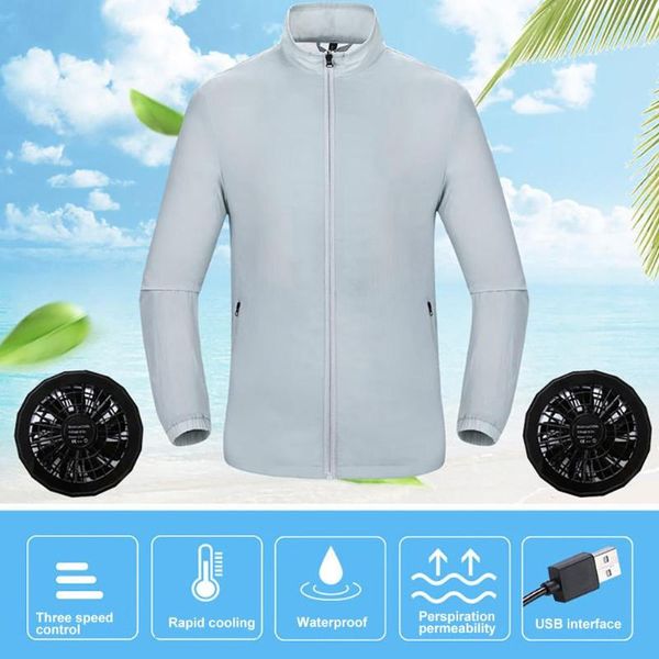 racing jackets summer outdoor cooling fan long sleeve chinlon jacket suit anti-sun breathable heatstroke fishing working coat, Black;red
racing jackets summer outdoor cooling fan long sleeve chinlon jacket suit anti-sun breathable heatstroke fishing working coat, Black;red