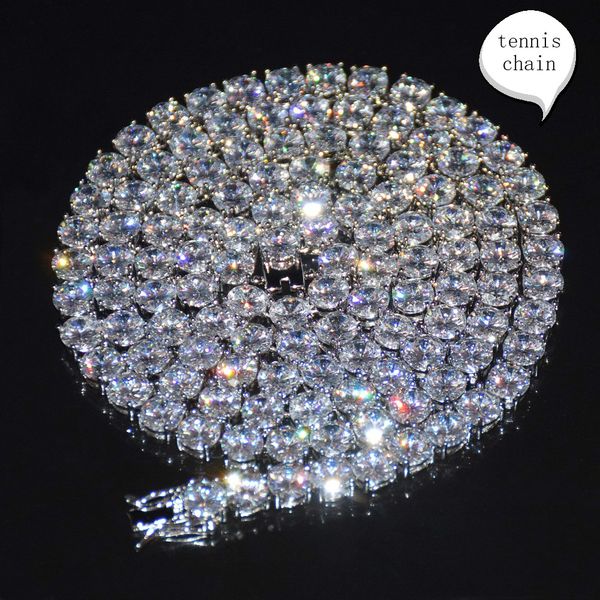Wholesale 3MM 4MM 5MM 6MM Tennis Chain Zircon cubic Copper Material 18K Gold Men Women's Necklace
Wholesale 3MM 4MM 5MM 6MM Tennis Chain Zircon cubic Copper Material 18K Gold Men Women's Necklace