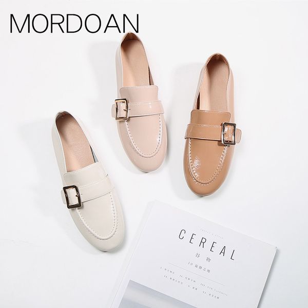 mordoan women's soft leather shoes autumn 2020 new square buckle low heel and british style flat sole leather loafers shoes, Black
mordoan women's soft leather shoes autumn 2020 new square buckle low heel and british style flat sole leather loafers shoes, Black