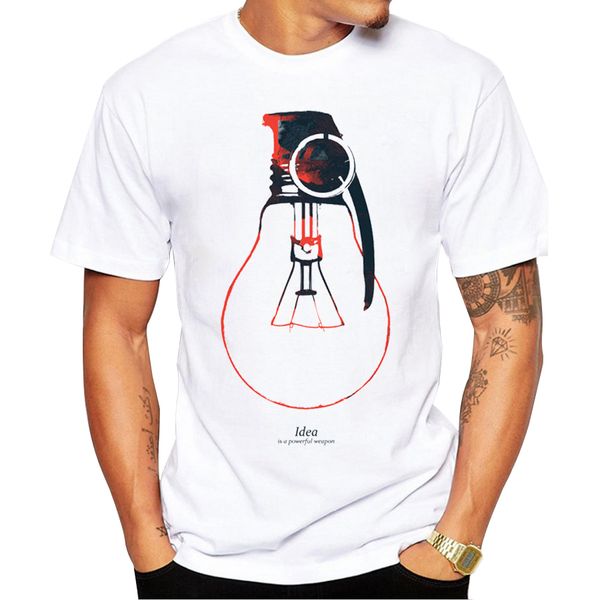 2018 new fashion idea is a powerful weapon design men's t shirt short sleeve boy cool hipster lamp printed t-shirt
2018 new fashion idea is a powerful weapon design men's t shirt short sleeve boy cool hipster lamp printed t-shirt
