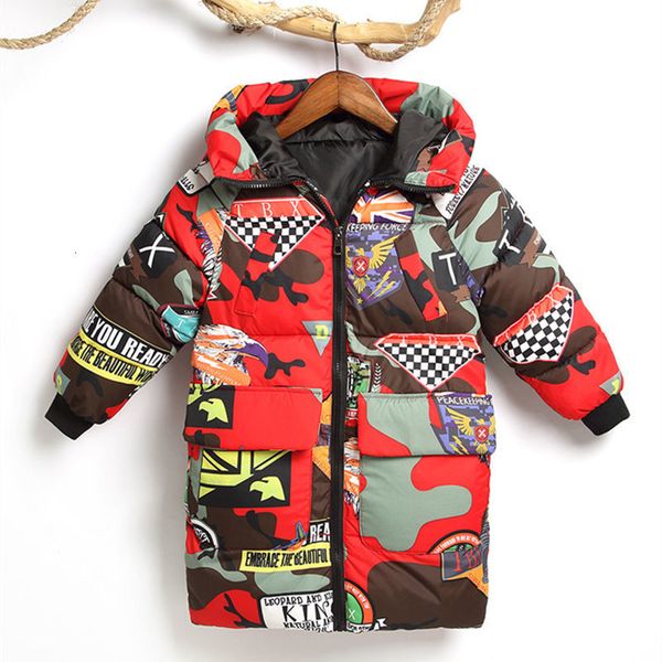 children cotton down jackets winter boys graffiti camouflage hooded coat teenager girls thicken long parkas kids outwear clothes, Blue;gray
children cotton down jackets winter boys graffiti camouflage hooded coat teenager girls thicken long parkas kids outwear clothes, Blue;gray