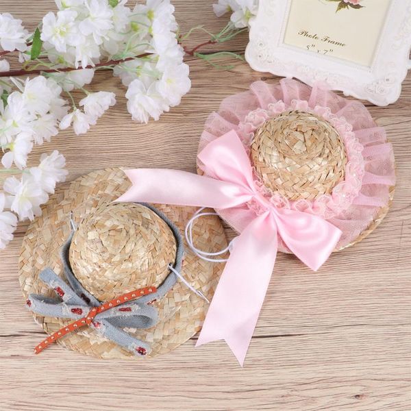 2pcs pet straw hats lovely cat dog hand-knitted caps sun block hats sunhats for pet cat gog decor (pink denim color size s)
2pcs pet straw hats lovely cat dog hand-knitted caps sun block hats sunhats for pet cat gog decor (pink denim color size s)