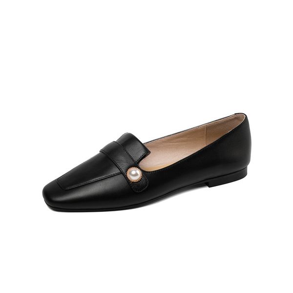 women's shoes 100% genuine leather ladies brogues vintage casual oxford shoes for women footwear size 34-43, Black
women's shoes 100% genuine leather ladies brogues vintage casual oxford shoes for women footwear size 34-43, Black