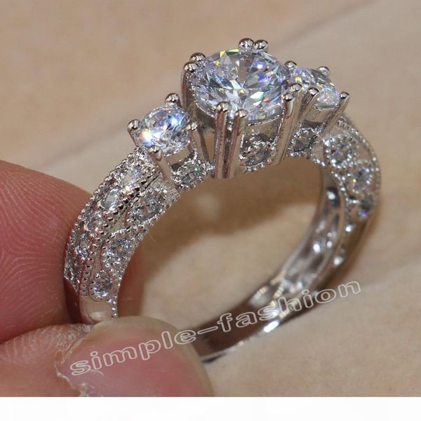 wholesale-victoria wieck women engagement jewelry three-stone 7mm z simulated diamond 10kt white gold filled wedding band ring sz 5-11, Silver
wholesale-victoria wieck women engagement jewelry three-stone 7mm z simulated diamond 10kt white gold filled wedding band ring sz 5-11, Silver