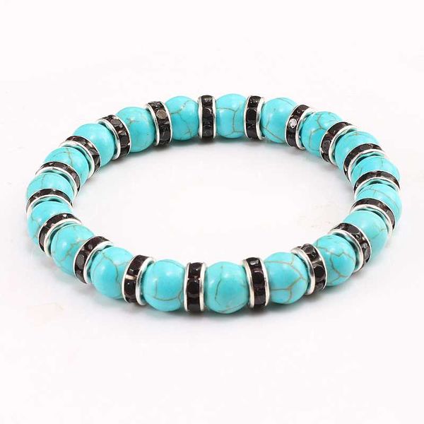 natural stone bracelet blue crystal strand beads elastic bracelets bangles charm yoga jewelry gifts for women men pulsera, Black
natural stone bracelet blue crystal strand beads elastic bracelets bangles charm yoga jewelry gifts for women men pulsera, Black