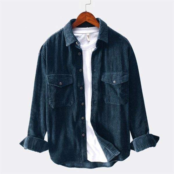 corduroy shirt men laple autumn winter long sleeve mens shirts casual slim fit camisa hombre d91101 200925, White;black
corduroy shirt men laple autumn winter long sleeve mens shirts casual slim fit camisa hombre d91101 200925, White;black