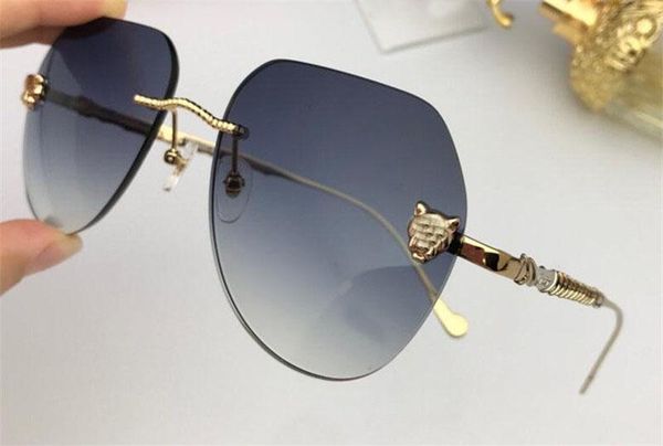new fashion women sunglasses 08097 cutting lens charming cat eye frameless diamond avant-garde design style uv protection, White;black
new fashion women sunglasses 08097 cutting lens charming cat eye frameless diamond avant-garde design style uv protection, White;black