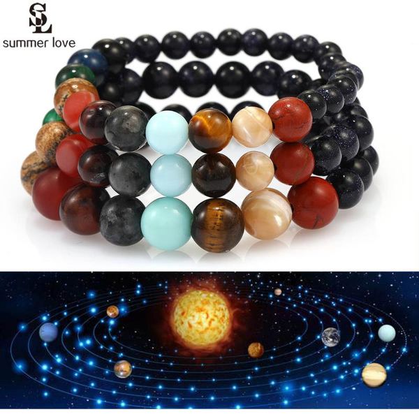 charm bracelets 2021 fashion handmade natural stone bead universe galaxy planets solar system reiki jewelry gift for women men, Golden;silver
charm bracelets 2021 fashion handmade natural stone bead universe galaxy planets solar system reiki jewelry gift for women men, Golden;silver