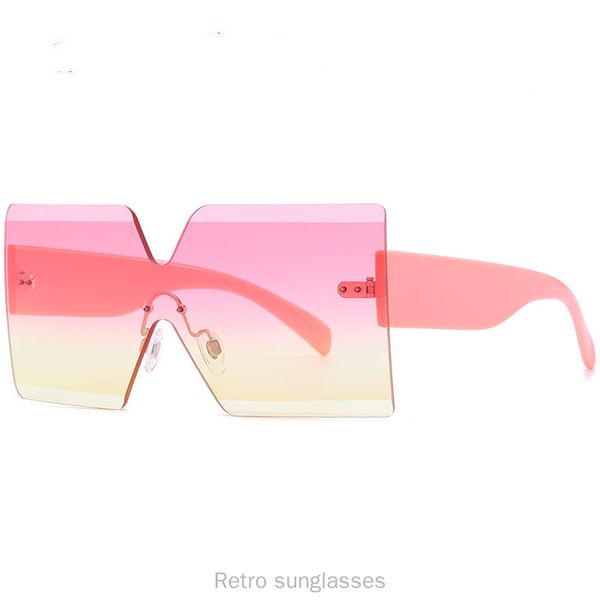 2020 classic large frame square diamond sunglasses women men frameless trimmed brand design siamese sun glasses uv400 fml, White;black
2020 classic large frame square diamond sunglasses women men frameless trimmed brand design siamese sun glasses uv400 fml, White;black