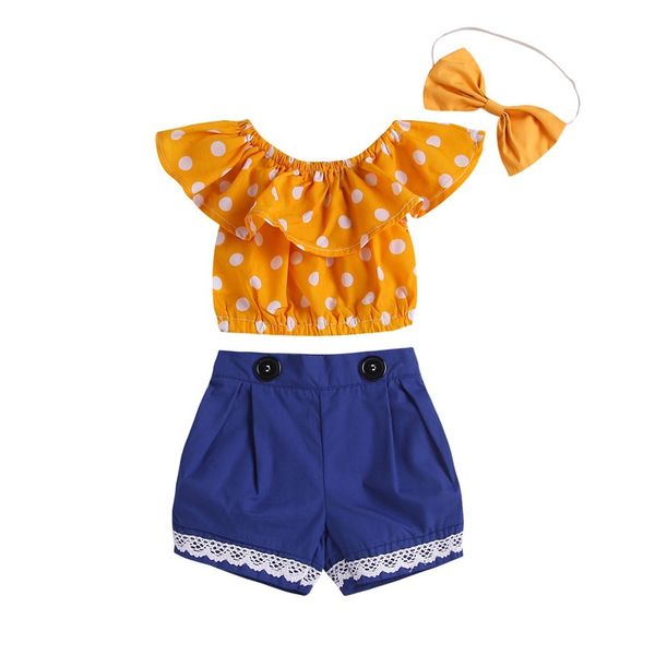 clearance excelent lovely baby girls 3pcs toddler baby girls dot summer lace shorts pants hair band outfits clothes z0213, White
clearance excelent lovely baby girls 3pcs toddler baby girls dot summer lace shorts pants hair band outfits clothes z0213, White