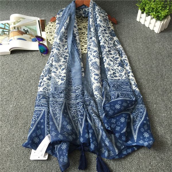 nation wind tourism silk scarf literature small fresh encryption voile blue and white porcelain tassels scarf shawl hot, Blue;gray
nation wind tourism silk scarf literature small fresh encryption voile blue and white porcelain tassels scarf shawl hot, Blue;gray