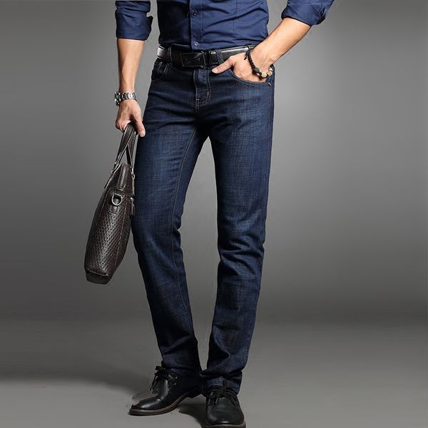 men's jeans youth elastic arrival spring fashion long denim pants male cotton plus size 28-33 34 35 36 38 40, Blue
men's jeans youth elastic arrival spring fashion long denim pants male cotton plus size 28-33 34 35 36 38 40, Blue