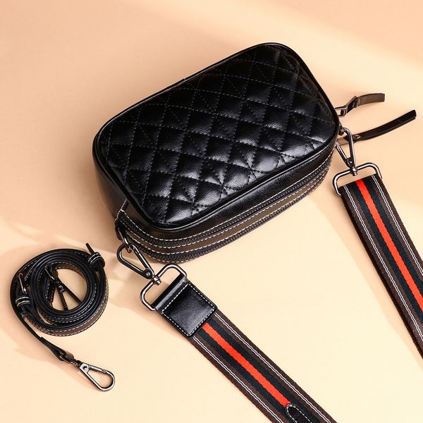 womens bag all-match casual 2020 fashion leather shoulder-bag rhombus bag messenger womens fashion new ins njowm