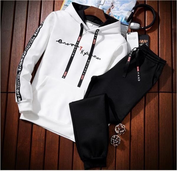 mens casual tracksuits brand embroidery letter sweat suit designer sweatsuits hommes jogger suits pollover hooded hoodies + pants outfits, Gray
mens casual tracksuits brand embroidery letter sweat suit designer sweatsuits hommes jogger suits pollover hooded hoodies + pants outfits, Gray