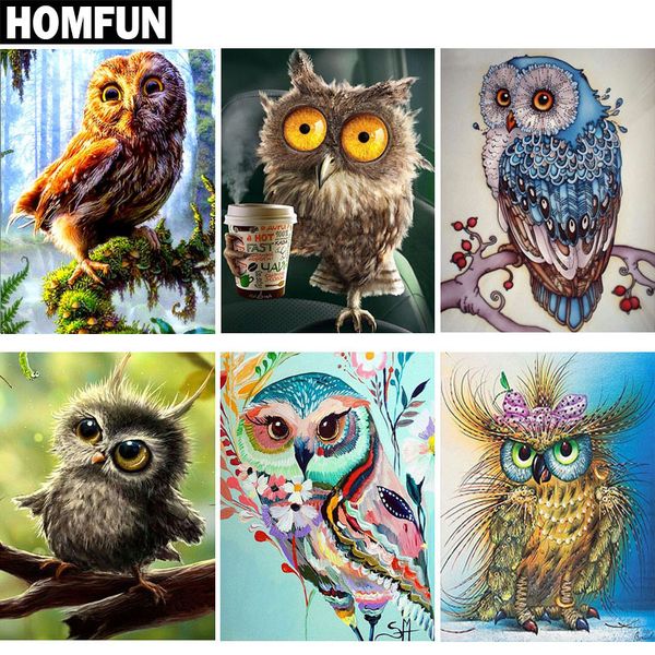 homfun full square/round drill 5d diy diamond painting "animal owl series" 3d embroidery cross stitch 5d home decor gift
homfun full square/round drill 5d diy diamond painting "animal owl series" 3d embroidery cross stitch 5d home decor gift