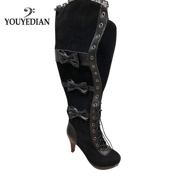 youyedian winter boots women knee high long boots black vegan leather over knee with bows botines mujer tacon alto #729g40
youyedian winter boots women knee high long boots black vegan leather over knee with bows botines mujer tacon alto #729g40