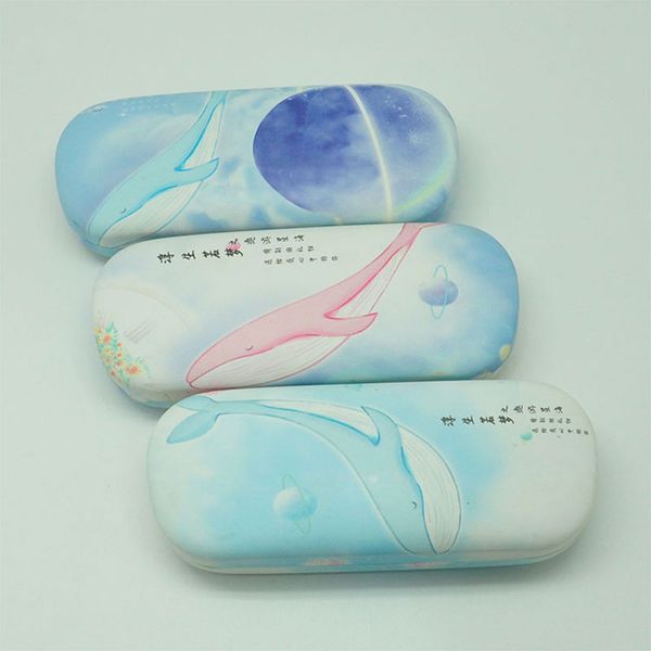 ladies cartoon cute pattern hard tool box metal reading glasses case pu leather glasses case ladies, Silver
ladies cartoon cute pattern hard tool box metal reading glasses case pu leather glasses case ladies, Silver