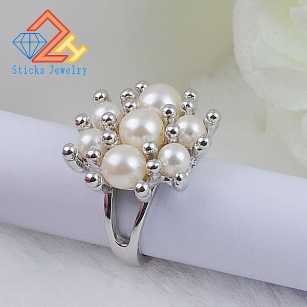 engagement rings new white k plated ring fashion elegant simulated pearl rings women jewelry big discount, Golden;silver
engagement rings new white k plated ring fashion elegant simulated pearl rings women jewelry big discount, Golden;silver