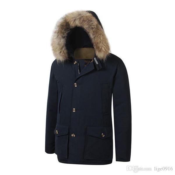 brand new woolrich removeable raccoon fur mens arctic down parka warm jacket thick outdoor winter coat, Black 
brand new woolrich removeable raccoon fur mens arctic down parka warm jacket thick outdoor winter coat, Black