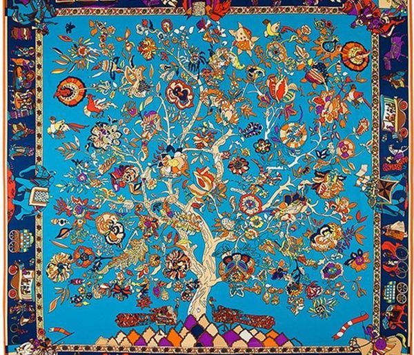 square tree floral print scarf women shawls foulard femme blue large twill silk scarfs dropshipping 130*130cm, Blue;gray
square tree floral print scarf women shawls foulard femme blue large twill silk scarfs dropshipping 130*130cm, Blue;gray