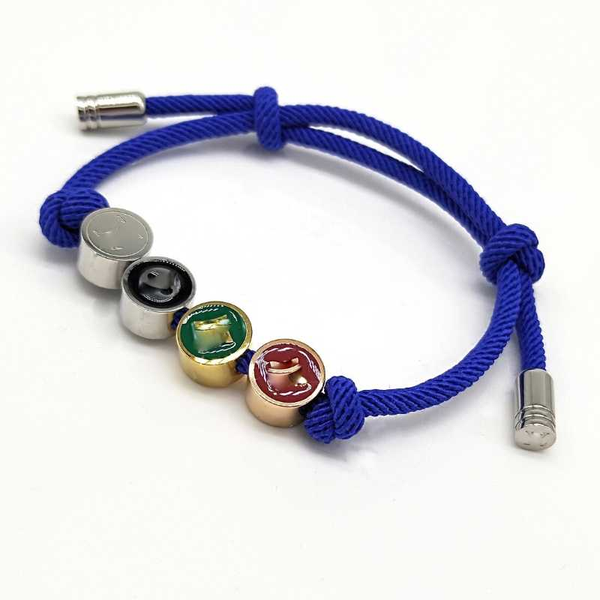 new fashion sells like hand - made rope letter bracelet braiding adjustment couples button custom bracelet, Black
new fashion sells like hand - made rope letter bracelet braiding adjustment couples button custom bracelet, Black